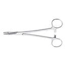 Needle Holder McKesson Olsen-Hegar 5-1/2 Inch Length Serrated Jaws Finger Ring Handle