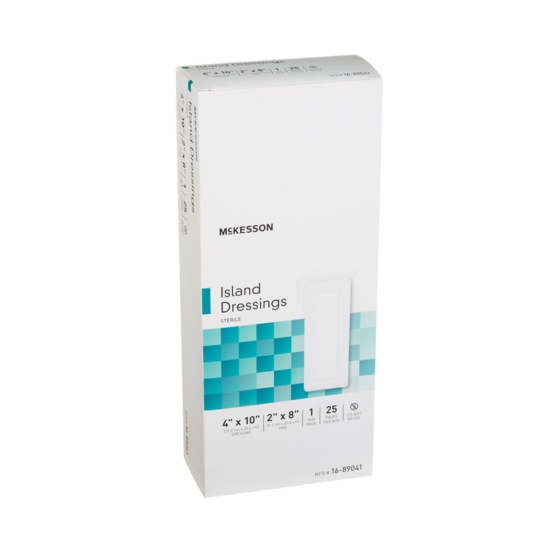 Island Dressing McKesson 4 X 10 Inch Rectangle Sterile