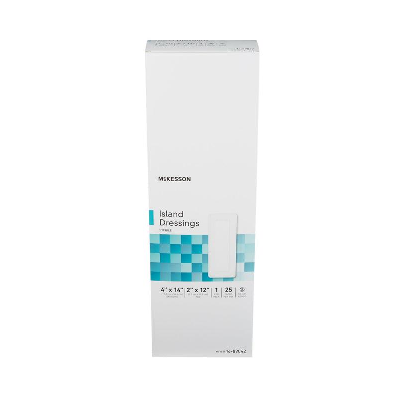 Island Dressing McKesson 4 X 14 Inch Rectangle Sterile