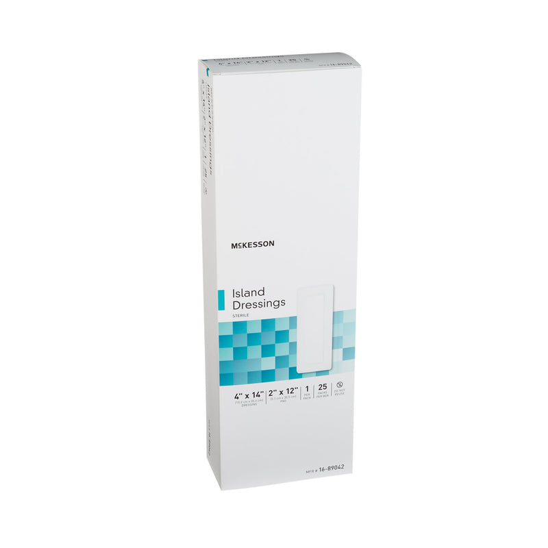Island Dressing McKesson 4 X 14 Inch Rectangle Sterile