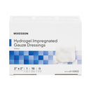 Hydrogel Wound Dressing McKesson Impregnated 2 X 2 Inch Sterile