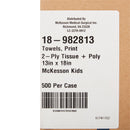 Procedure Towel McKesson 13 W X 18 L Inch McKesson Kids Print NonSterile