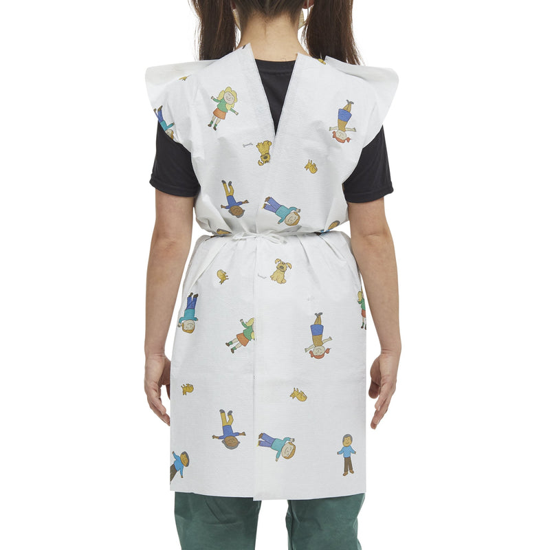 Patient Exam Gown McKesson Child Size Kid Design (McKesson KIDS® Print) Disposable