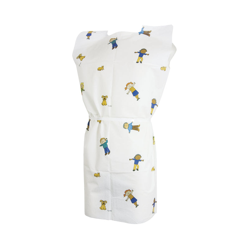 Patient Exam Gown McKesson Child Size Kid Design (McKesson KIDS® Print) Disposable
