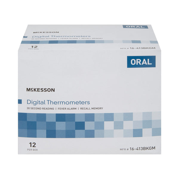 Digital Stick Thermometer McKesson Oral Probe Handheld