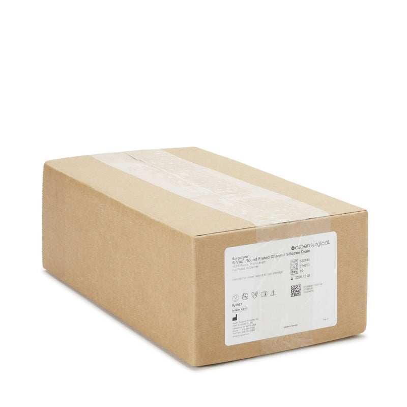 Wound Drain Tube S-Vac® Round/Full Type Without Attachment 4 Channel Type 15 Fr. Size Sterile