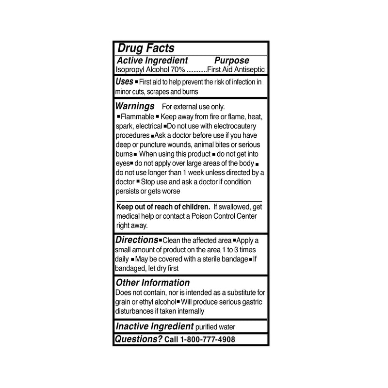 Antiseptic Isopropyl Alcohol McKesson Brand Topical Liquid 16 oz. Bottle
