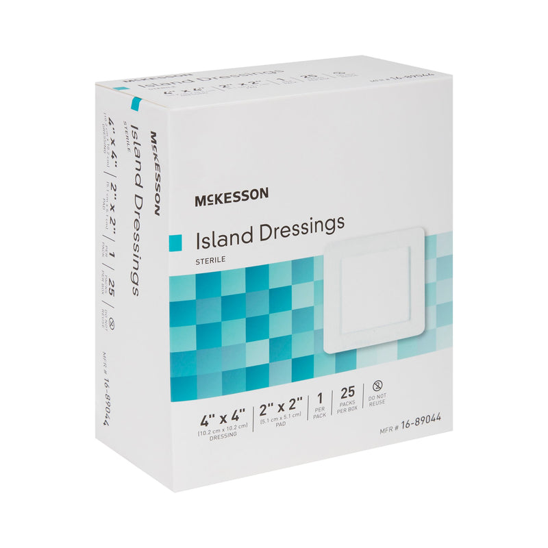Island Dressing McKesson 4 X 4 Inch Square Sterile