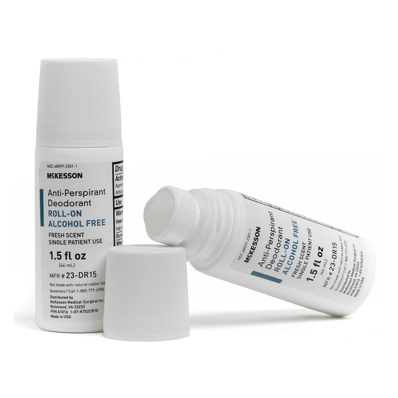 Antiperspirant / Deodorant McKesson Roll-On 1.5 oz. Fresh Scent