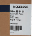 Table Paper McKesson 14 Inch Width 125 Foot Length Print (Bugs and Things) Crepe