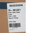 Table Paper McKesson 21 Inch Width 125 Foot Length Print (Bugs and Things) Crepe