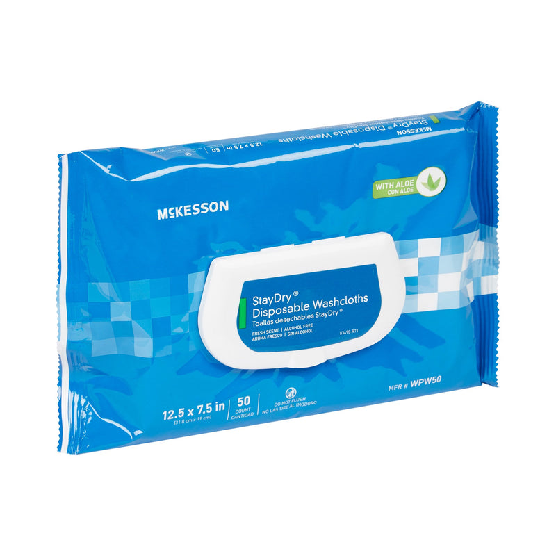 Personal Cleansing Wipe StayDry® Soft Pack Scented 50 Count