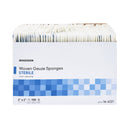 Gauze Sponge McKesson 2 X 2 Inch 12-Ply Sterile 1 per Pack