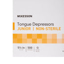 Tongue Depressor McKesson 5-1/2 Inch Length Wood Junior
