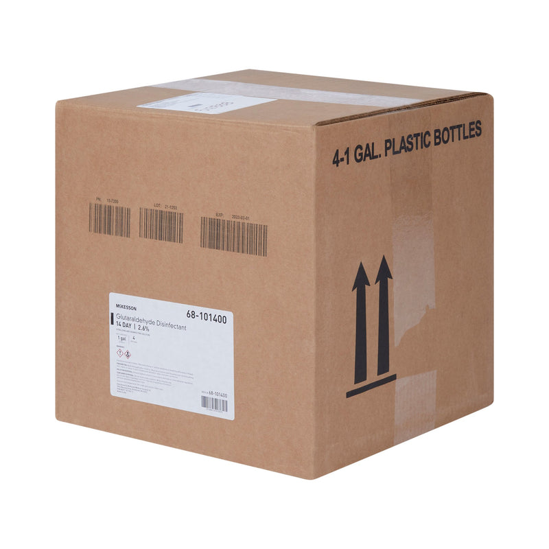 Glutaraldehyde High-Level Disinfectant McKesson 14 Day Activation Required Liquid 1 gal. Jug Reusable