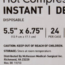 Instant Hot Pack McKesson General Purpose Small Plastic Disposable