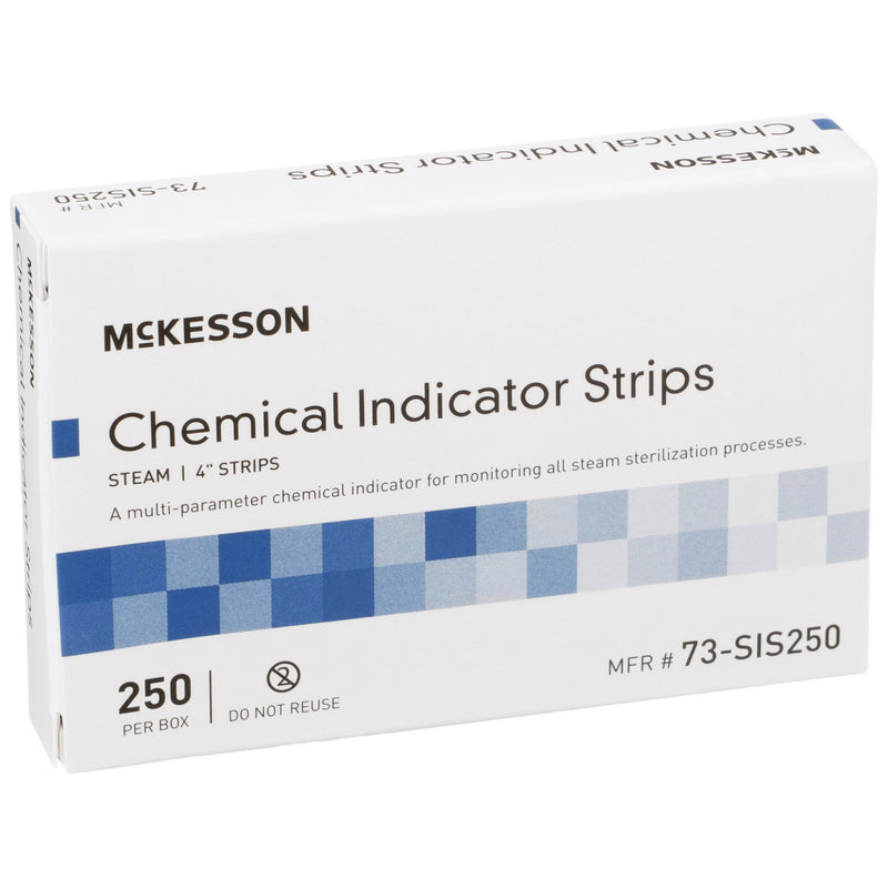 McKesson Sterilization Chemical Indicator Strip Steam 4 Inch Length