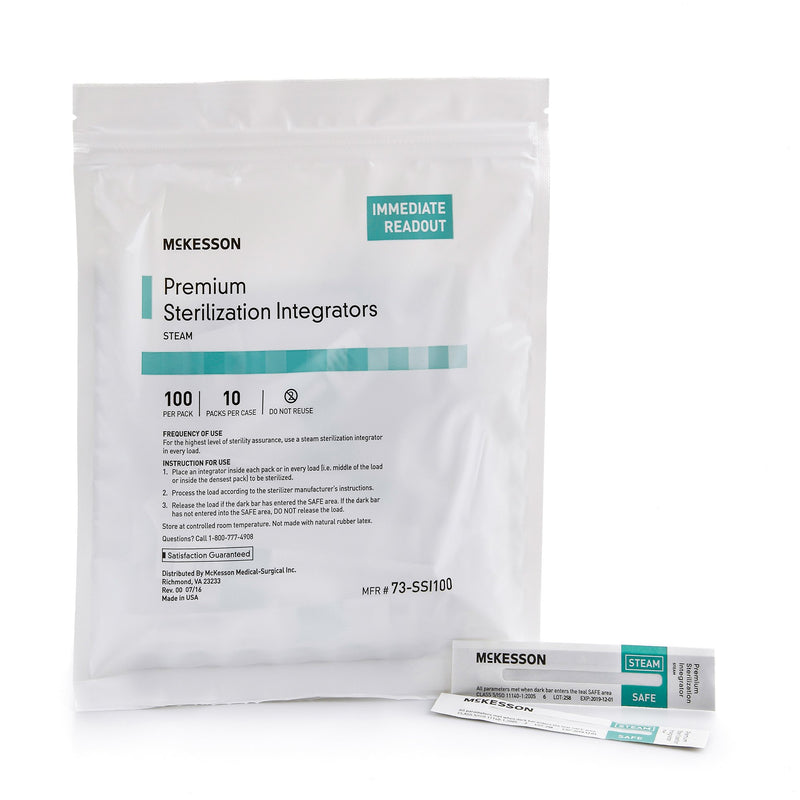 McKesson Sterilization Chemical Integrator Strip Steam 4 Inch Length