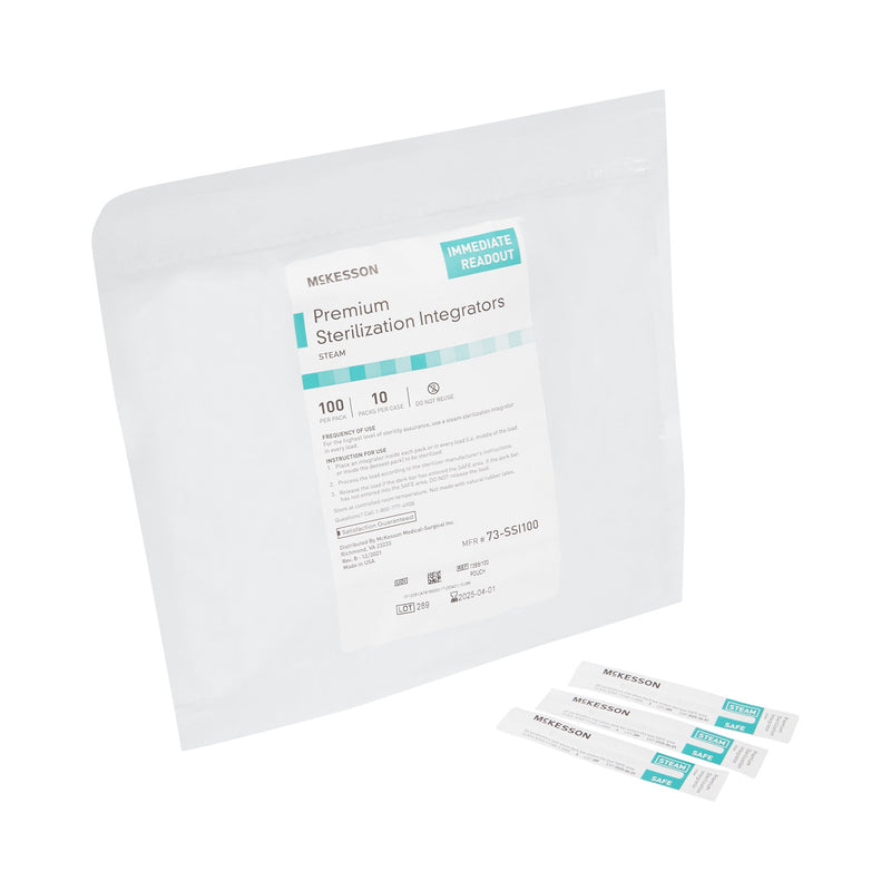 McKesson Sterilization Chemical Integrator Strip Steam 4 Inch Length