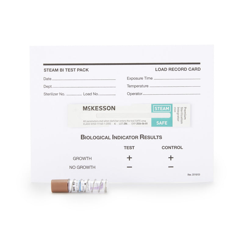 McKesson Sterilization Biological Indicator Pack Steam