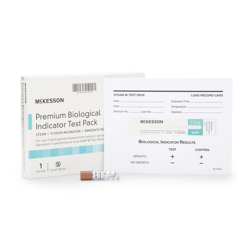 McKesson Sterilization Biological Indicator Pack Steam