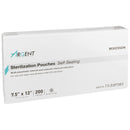 Sterilization Pouch McKesson Argent™ Sure-Check® Ethylene Oxide (EO) Gas / Steam 7-1/2 X 13 Inch Transparent / Blue Self Seal Paper / Film