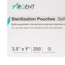 Sterilization Pouch McKesson Argent™ Sure-Check® Ethylene Oxide (EO) Gas / Steam 3-1/2 X 9 Inch Transparent / Blue Self Seal Paper / Film