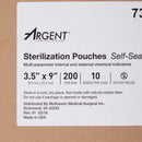 Sterilization Pouch McKesson Argent™ Sure-Check® Ethylene Oxide (EO) Gas / Steam 3-1/2 X 9 Inch Transparent / Blue Self Seal Paper / Film