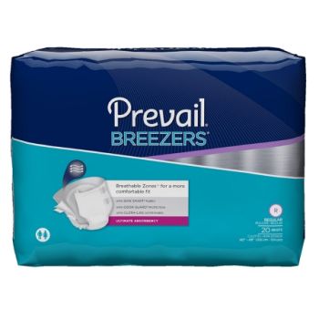 Breezers by Prevail Brief Regular, Bag