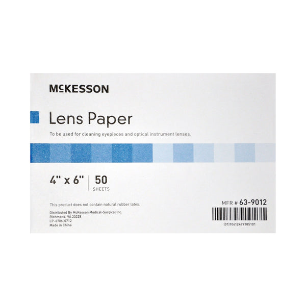 Optical Lens Cleaning Paper McKesson For Microscope Eyepieces and Lenses