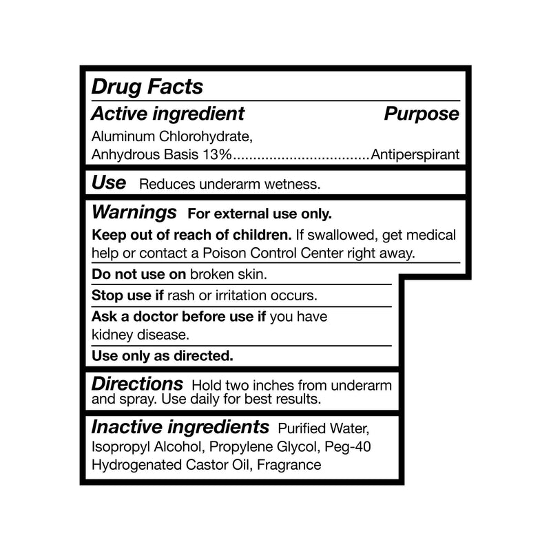 Antiperspirant / Deodorant McKesson Spray 4 oz. Fresh Scent