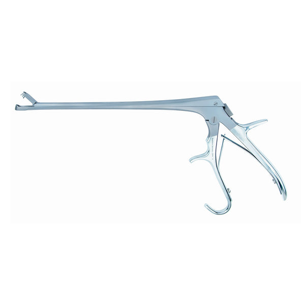 Biopsy Punch Forceps McKesson Argent™ Tischler-Burke 7-3/4 Inch Length OR / Surgical Grade German Stainless Steel NonSterile Locking Pistol Grip Handle Straight 1.5 X 4.5 mm Oval Bite