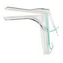 Vaginal Speculum McKesson Graves NonSterile Office Grade Acrylic Medium Double Blade Duckbill Disposable Corded Light Source Compatible