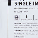 Slipper Socks McKesson Terries™ Unisex Adult X-Large Single Tread Single Patient Use Red