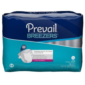 Breezers by Prevail Brief Large, Pkg