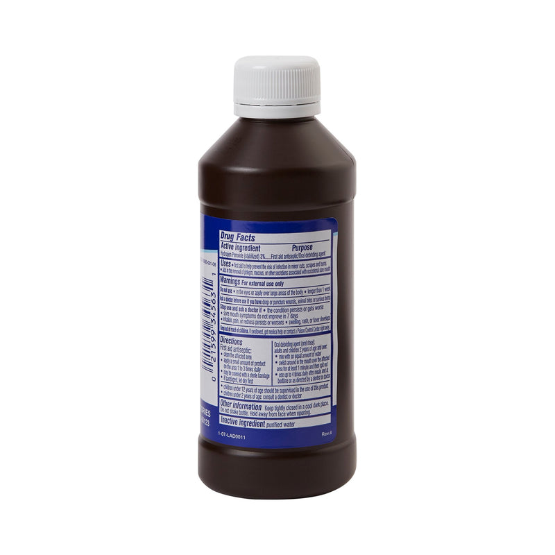 Antiseptic Hydrogen Peroxide McKesson Brand Topical Liquid 8 oz. Bottle