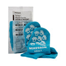Slipper Socks McKesson Terries™ Unisex Adult One Size Fits Most Double Tread Single Patient Use Teal