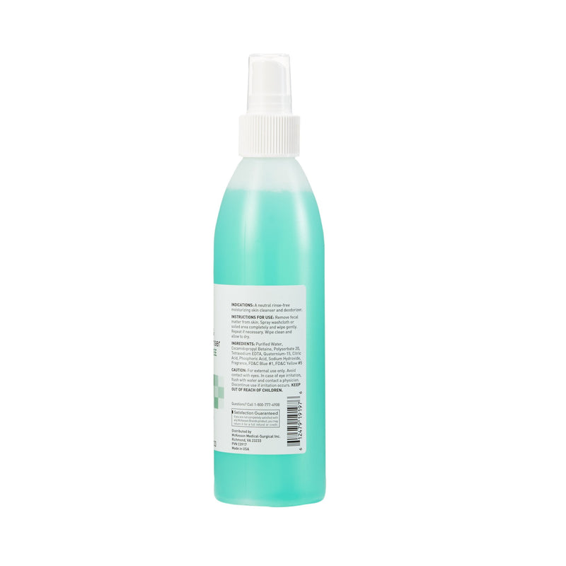 Rinse-Free Perineal Wash McKesson Liquid 8 oz. Pump Bottle Herbal Scent