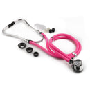 Sprague Stethoscope McKesson LUMEON™ Pink 2-Tube 22 Inch Tube Double Sided Chestpiece