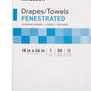 General Purpose Drape McKesson Poly Lined Towel Drape 18 W X 26 L Inch Sterile