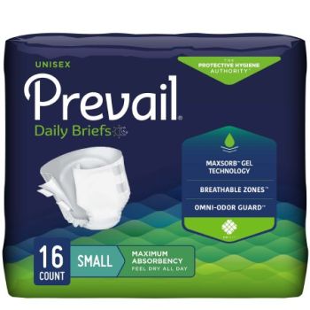 Prevail Adult Brief Small 20" - 31", Case