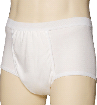CareFor Ultra One Piece Men's Brief with Halo Shield, X-Large, 41" - 45" Waist