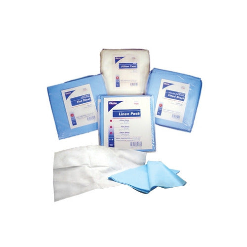 Dukal Pillowcase White Disposable, 4/CS