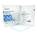 Super Absorbent Dressing McKesson 4 X 5 Inch Rectangle