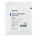 Super Absorbent Dressing McKesson 4 X 5 Inch Rectangle