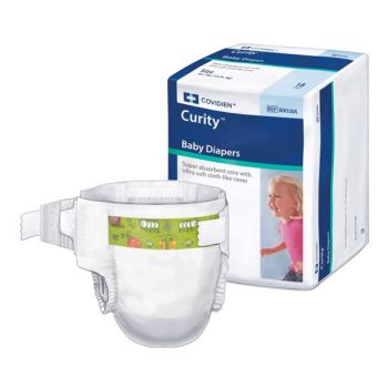 Curity Ultra Fits Baby Diapers 2 Small/Medium 12 - 18 lbs., Case