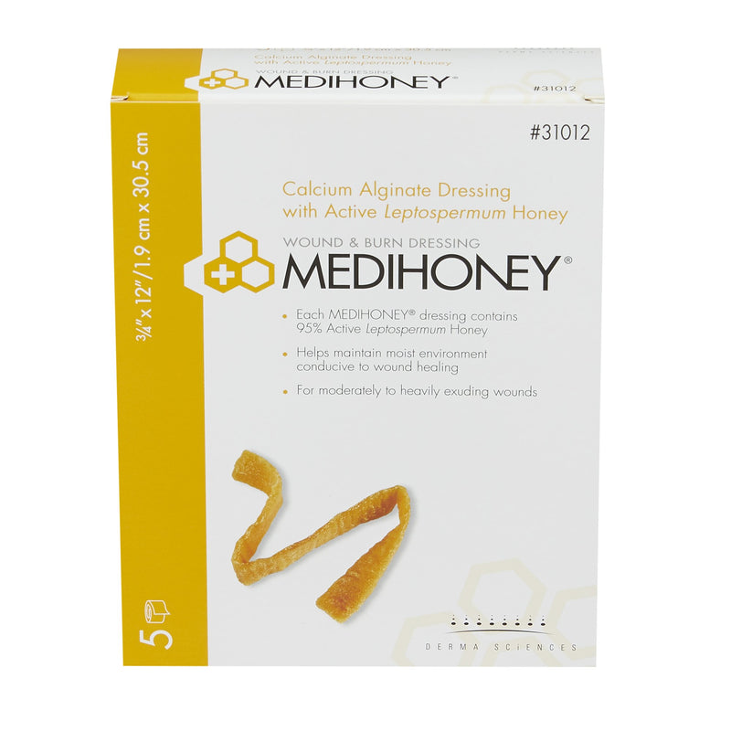 Honey Impregnated Wound Dressing MEDIHONEY® Rope 3/4 X 12 Inch Sterile