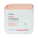 Disposable Underpad McKesson Super 30 X 36 Inch Fluff / Polymer Moderate Absorbency
