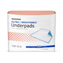 Disposable Underpad McKesson Ultra Breathable 23 X 36 Inch Fluff / Polymer Heavy Absorbency