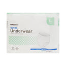 Unisex Adult Absorbent Underwear McKesson Ultra Pull On with Tear Away Seams Large Disposable Heavy Absorbency